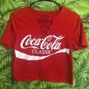 Cute Coca-Cola crop top